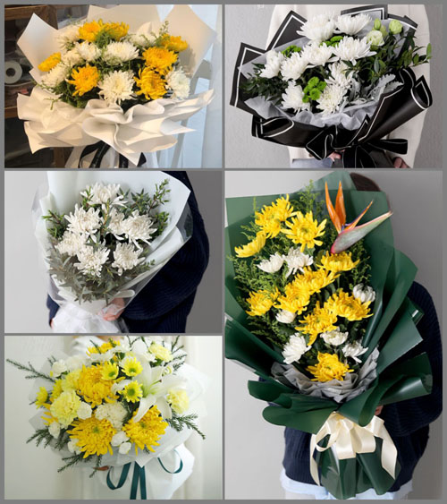 江苏淮安盱眙县王店乡白事花束代送